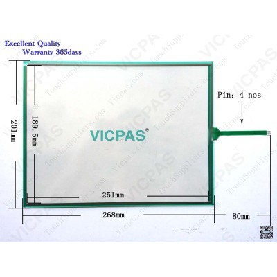 Touch panel screen for AST-121B touch panel membrane touch sensor glass replacement repair