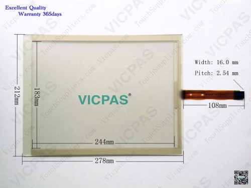 6AV7612-0AA12-0CF0 Touch glass screen panel