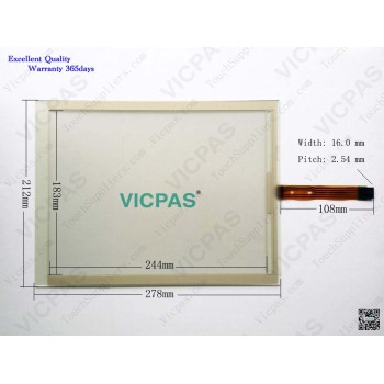 6AV7613-0AA11-0CF0 Touch panel glass screen