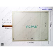 Touchscreen panel for 6AV7 884-5....-...0 HMI IPC 477C 19 TOUCH touch screen membrane touch sensor glass replacement repair