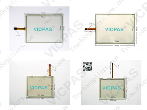 Touch screen panel for XVS-450-57MPI-1-10 139969 touch panel membrane touch sensor glass replacement repair
