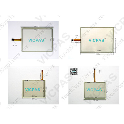 Touch screen panel for XVS-440-10MPI-1-10 139973 touch panel membrane touch sensor glass replacement repair