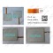 Touch panel screen for MPCKT55NDX20N touch panel membrane touch sensor glass replacement repair