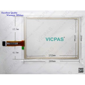 لوحة شاشة تعمل باللمس GE Fanuc Panelclient IC5002CA0000-FF الموديل رقم ES1222 42G7311-0003