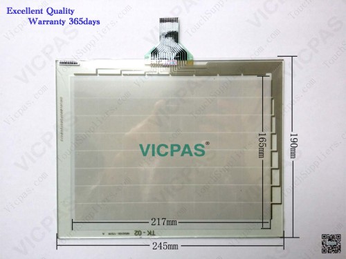 Touchscreen panel for TK-02 touch screen membrane touch sensor glass replacement repair