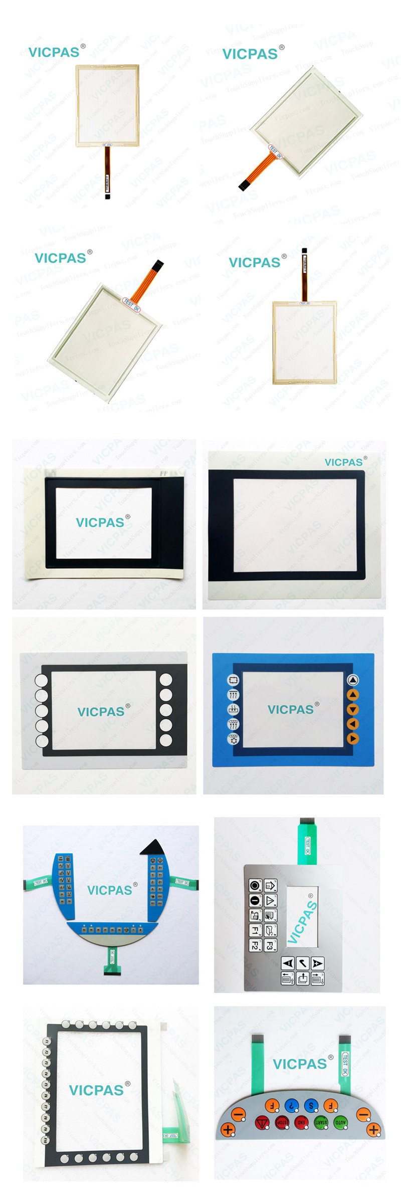 Power Panel PP200 touch screen glass for BR automation repair
