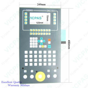 keyboard  Membrane DESMA DRC 1010 Membrane keypad