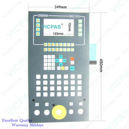 keyboard  Membrane DESMA DRC 1010 Membrane keypad