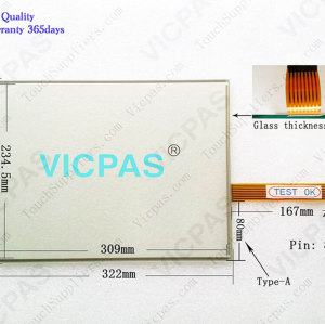 2711P-T15C10D2 Touch Screen Panel Glass Repair
