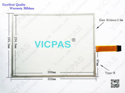 PanelView Plus CE 1250 Touch Screen Panel Glass