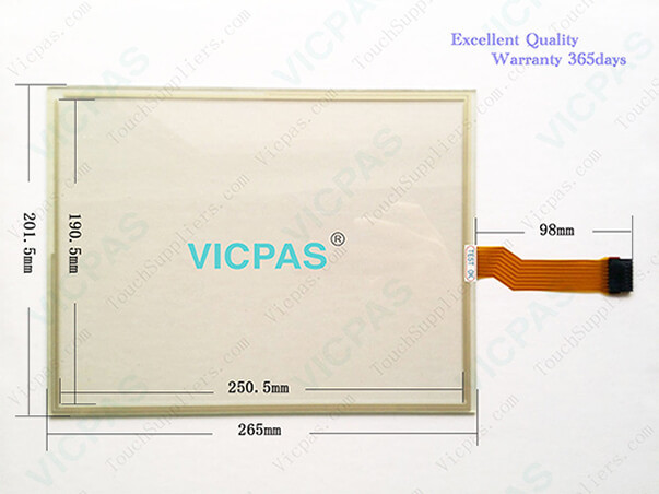 2711P-T12C1D6 touch screen glass