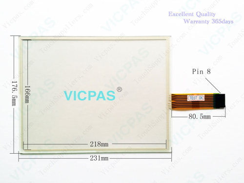Allen Bradley PanelView Plus CE 1000 Touch Screen Panel membrane Glass