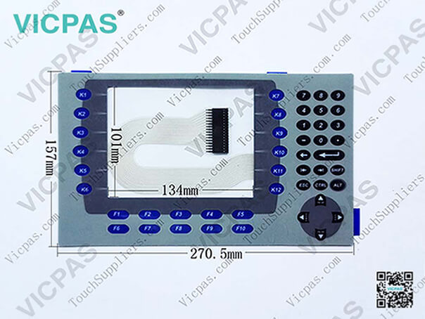 PanelView Plus CE 700 Terminals membrane keypad