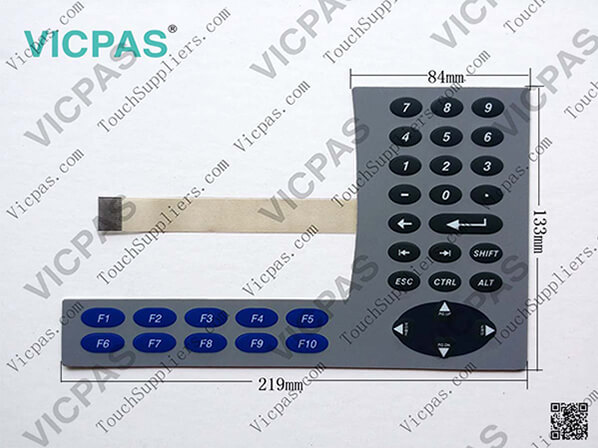 2711P-B6M8D membrane keypad