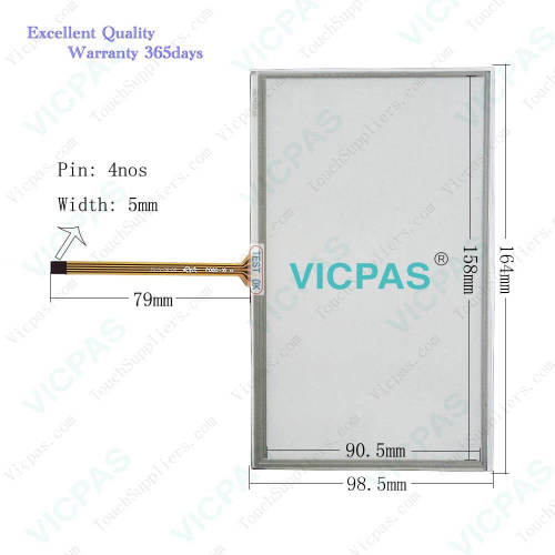 91.10735.000 1071.0154 touch screen panel glass
