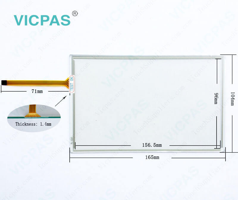 5100-FOF018 VN 16BH1061 / P/N 056.27011.0001 70695 Touch screen panel glass