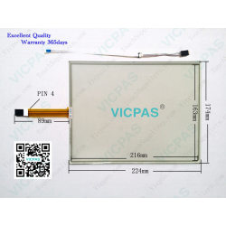 E1002 P/N 2420263 Touch Screen Panel Glass