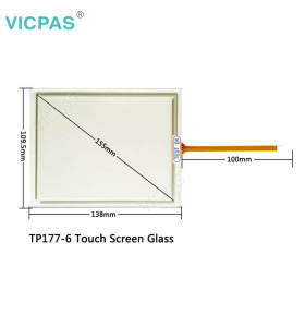 ل Siemens Simatic TP177 A B شاشة تعمل باللمس الزجاج وحماية استبدال الفيلم
