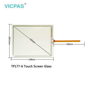 para Siemens Simatic TP177 A B Touch Screen Glass y Protect Film Replacement