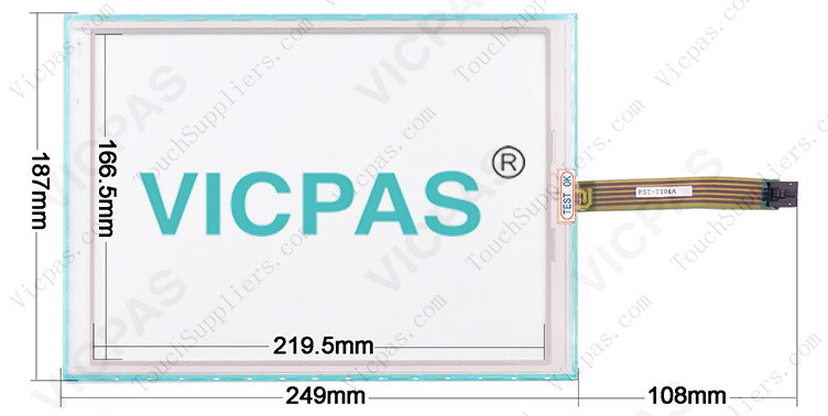 DMC FST-T104B110I FST-T104C110A Touch Screen Glass repair