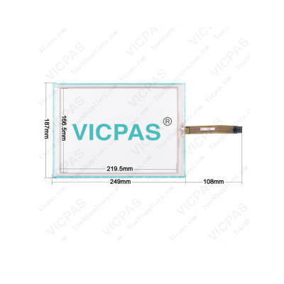 DMC FST-T104B110I FST-T104C110A Touch Screen Glass