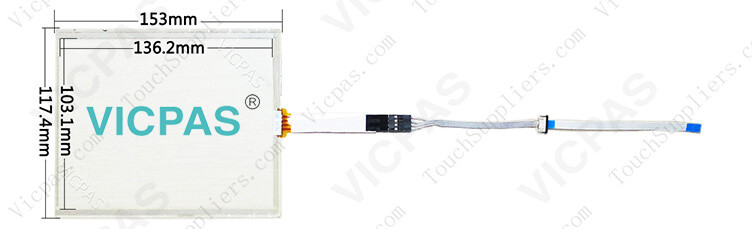 E004985 SCN-A5-FLT06.4-Z08-0H1-R Touch Screen Panel Repair