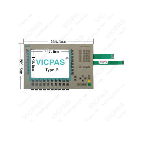 6AV6644-0BA01-2AX0 6AV6644-0BA01-2AX1 Membrane Keyboard Keypad