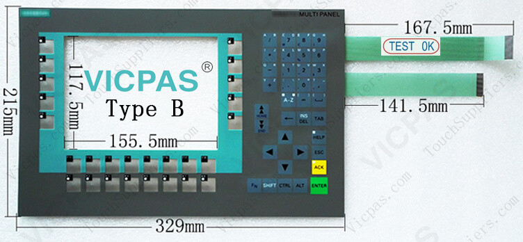 6AV6643-0DB01-1AX1 6AV6643-0DB01-1AX2 Membrane Keypad Switch Repair
