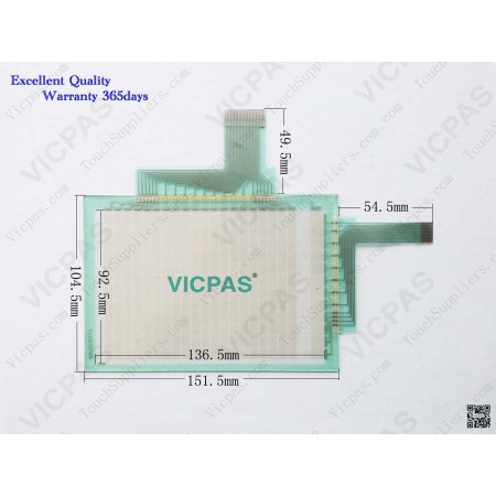 Réparation de vitre de panneau d'écran tactile Fuji Hakko Monitouch HMI