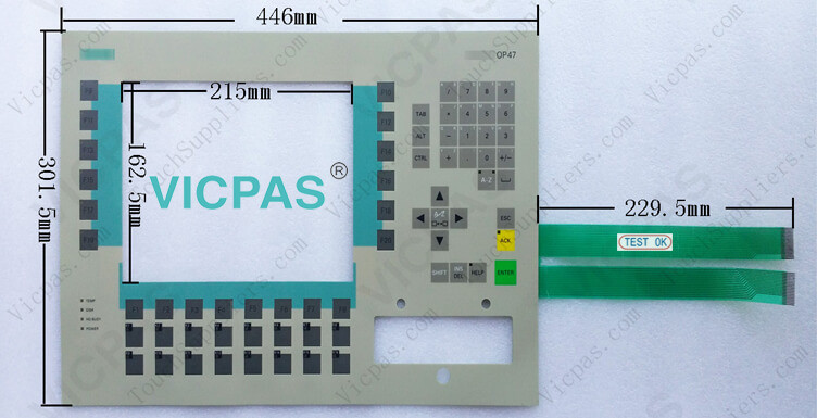 For Siemens Simatic Operator Panel OP47 Membrane Keybaord Keypad Repair
