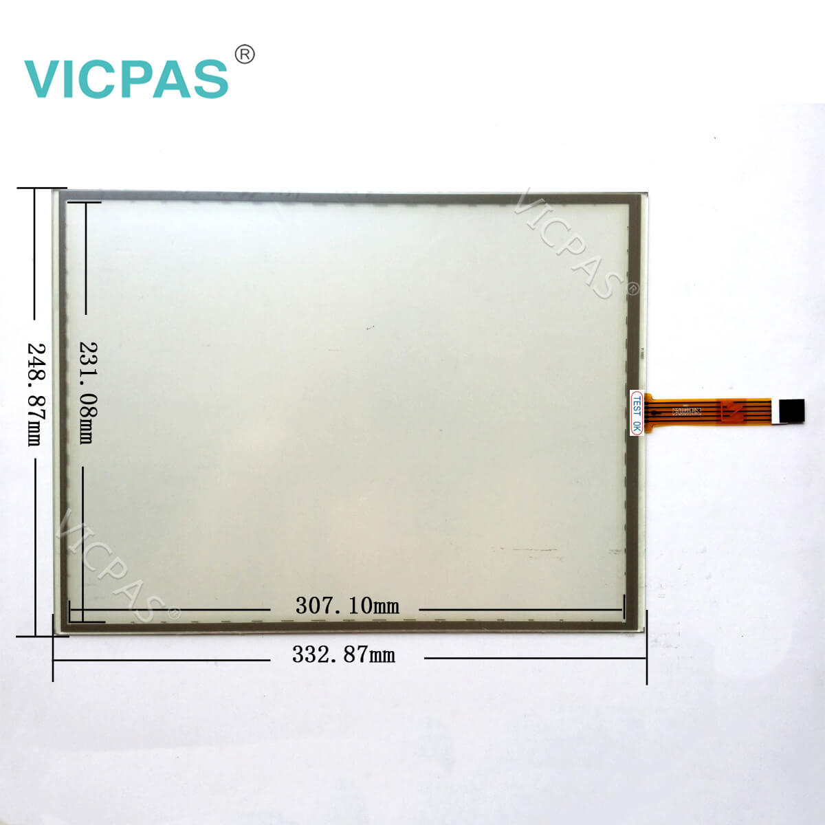 E479792 SCN-AT-FLT15.3-W01-0H1-R Touch Screen Glass