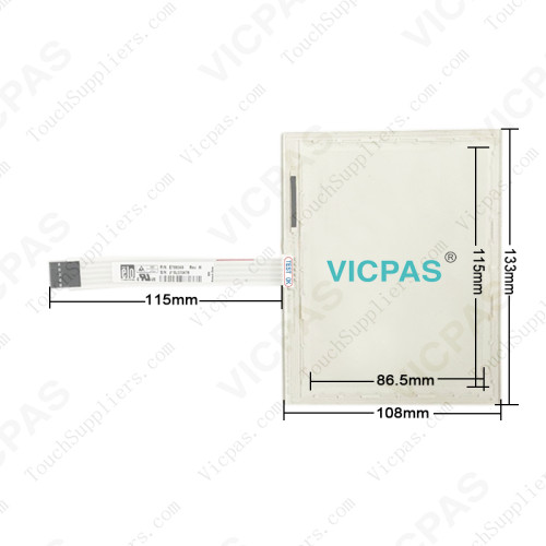 E896667 SCN-A5-FLT05.7-Z30-0H1-R Touch Screen Glass