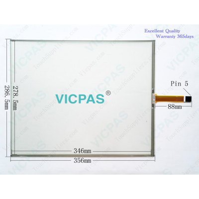Kienzie Systems T09.00347.02 132301.000020 Touch Screen Glass