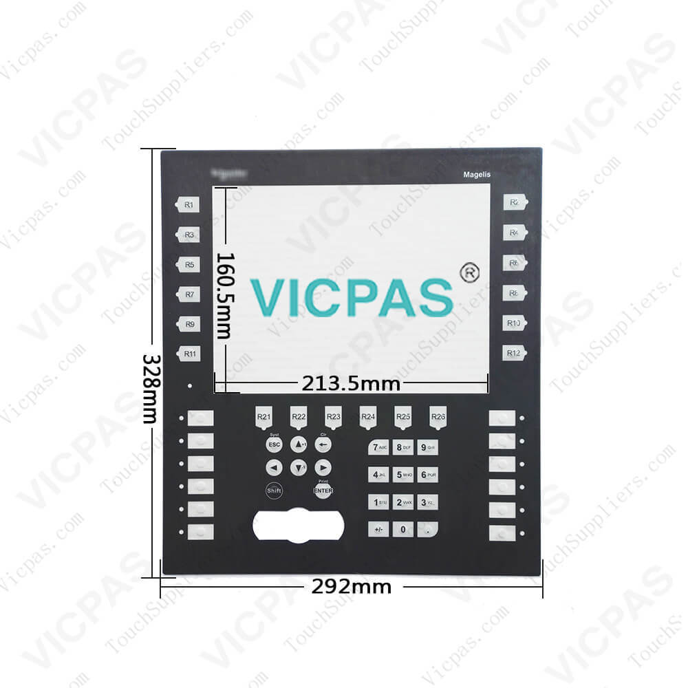 Membrane keypad for XBTGK5330 membrane keyboard switch