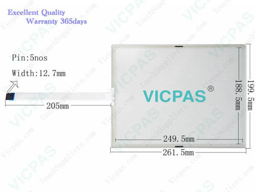 PN-267990 MTI-15-68 24657 Touch Screen Panel Glass Repair