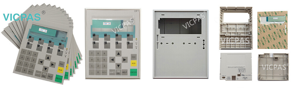 6AV3607-5BA00-0AK0 OP7 DP Siemens Membrane Keyboard Keypad Switch and Plastic Case Replacement Repair