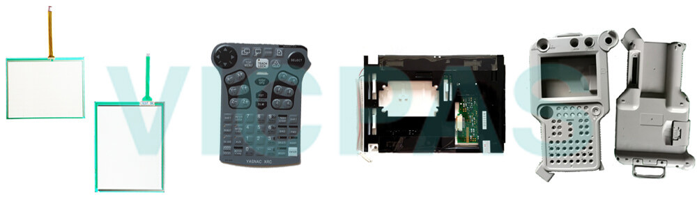 Motoman XRC JZNC-XPP04 JZNC-XPP04B YASKAWA Teach Pendant Parts, touchscreen, membrane keypad, LCD display, and protective case shell for repair replacement Motoman XRC JZNC-XPP04 JZNC-XPP04B YASKAWA Teach Pendant Parts, touchscreen, membrane keypad, LCD display, and protective case shell for repair replacement