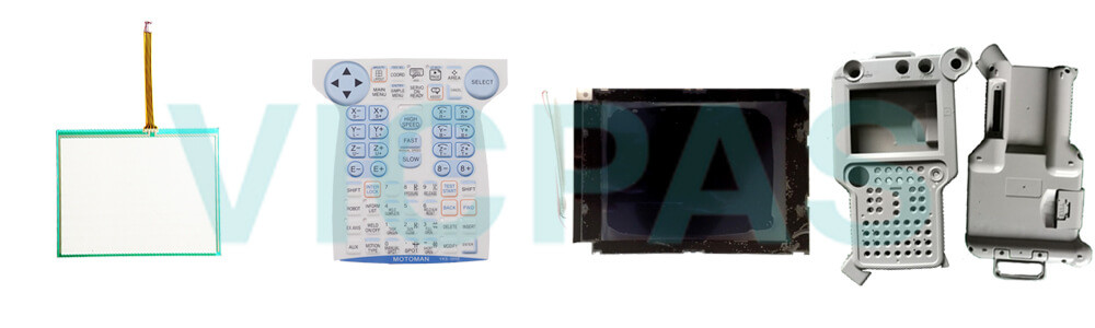 Motoman YASKAWA JZRCR-YPP07-1 Teach Pendant Parts, touchscreen, membrane keypad, LCD display, and protective case shell for repair replacement Motoman YASKAWA JZRCR-YPP07-1 Teach Pendant Parts, touchscreen, membrane keypad, LCD display, and protective case shell for repair replacement