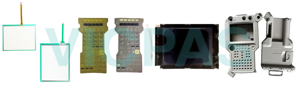 Motoman JZNC-XPP40E-1 YASKAWA JZNC-XPP40E-2 Teach Pendant Parts, touchscreen, membrane keypad, LCD display, and protective case shell for repair replacement Motoman JZNC-XPP40E-1 YASKAWA JZNC-XPP40E-2 Teach Pendant Parts, touchscreen, membrane keypad, LCD display, and protective case shell for repair replacement