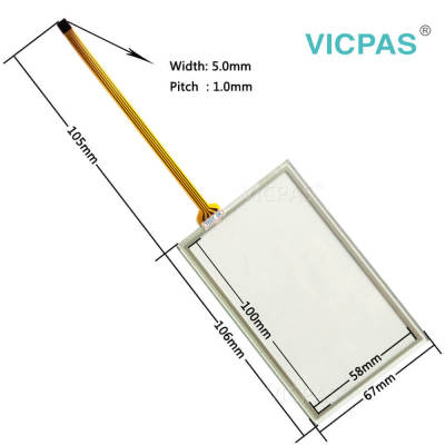 6AG1124-2DC01-4AX0 Siemens HMI KTP400 Comfort Touchscreen Panel