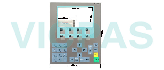 6AV6647-0AJ11-3AX1 Siemens HMI KP400 Basic membrane keyboard Repair Replacement