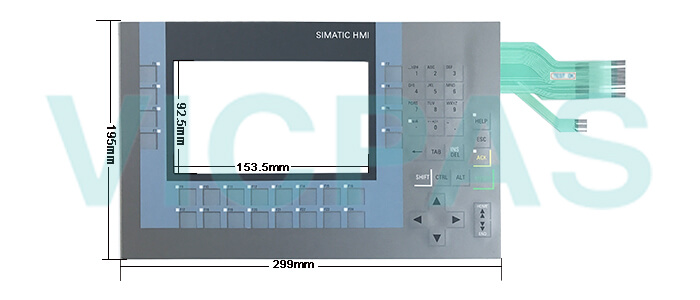 Teclado de Membrana para Siemens Simatic HMI KP700 Comfort 6AV2124-1GC01-0AX0 Nuevo 