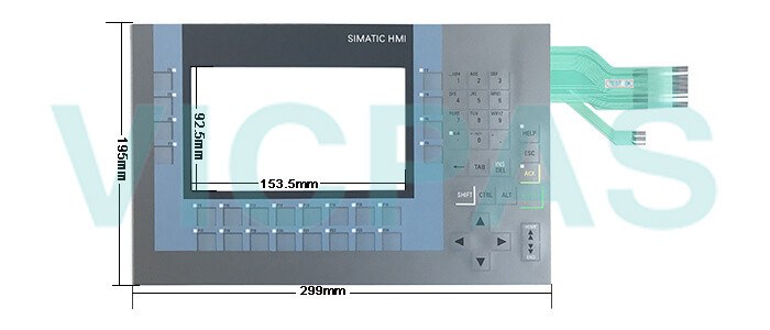 6AV2124-1GC01-0AX0 Siemens SIMATIC HMI KP700 Comfort membrane keypad Repair Replacement