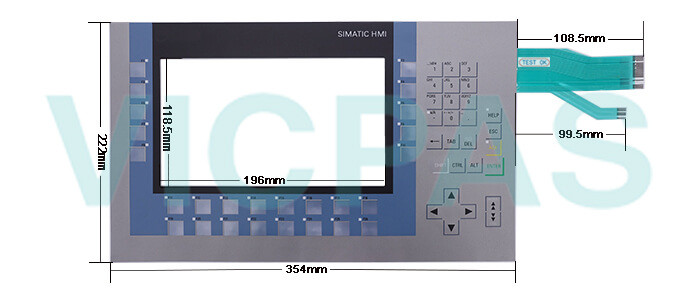 6AG1124-1JC01-4AX0 Siemens SIMATIC HMI KP900 Comfort Membrane Keypad Repair Replacement
