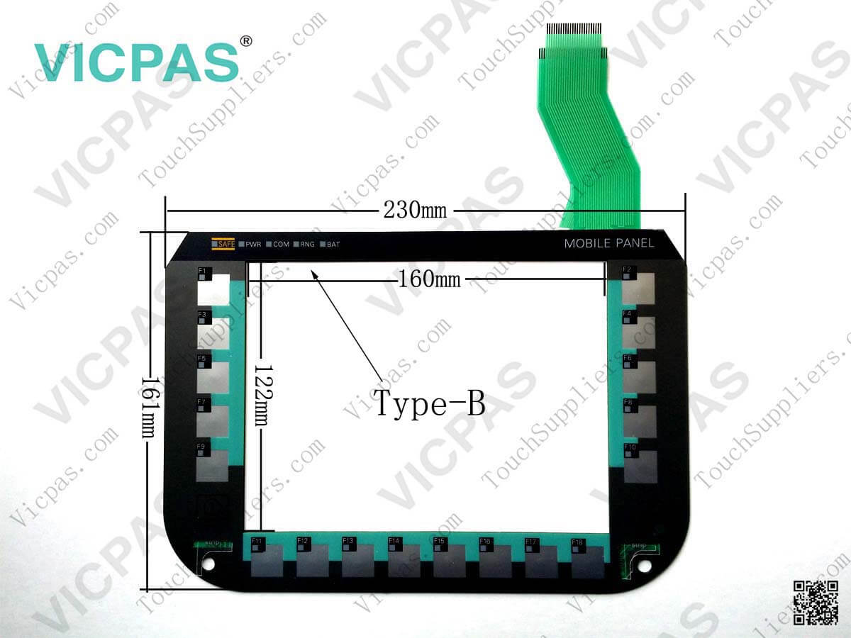 New Touch Screen Glass Membrane Keypad for SIEMENS 177DP 6AV6645-0AA01-0AX0 