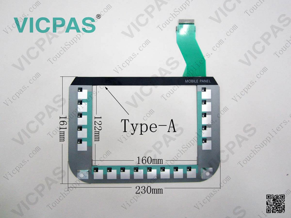 Membrane Keypad Switch Keyboard for 6AV6645-0BB01-0AX0 Mobile Panel 177 PN 