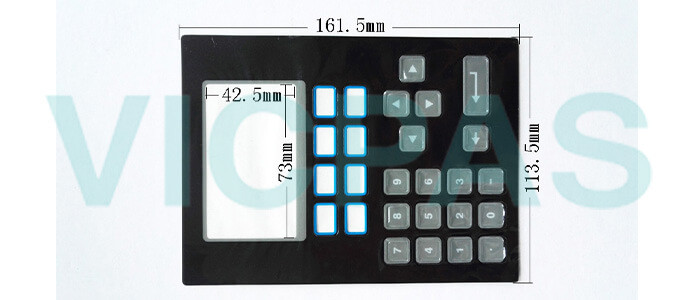  2711-K3A5L1K PanelView 300 Membrane Keyboard Keypad Repair Replacement