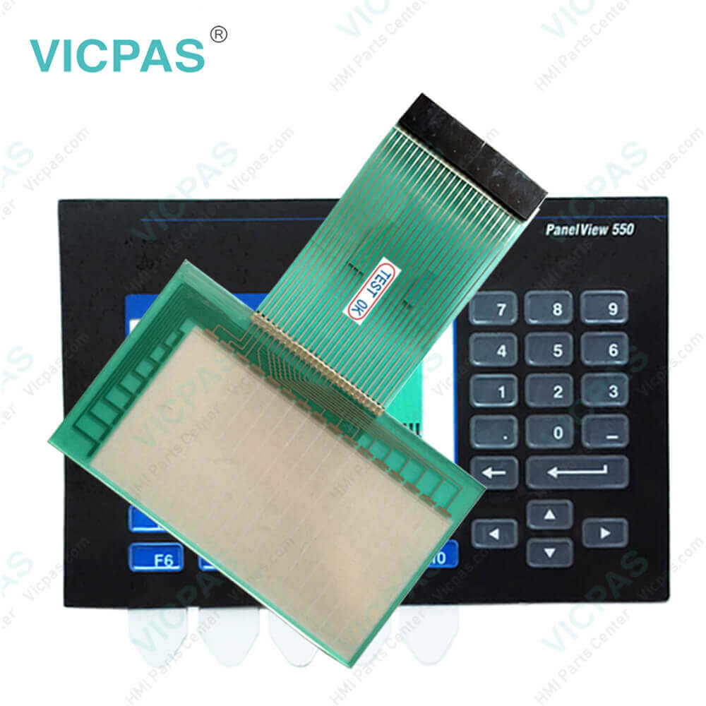 Touch Screen for Panelview 550 2711-B5A2 Membrane Keypad