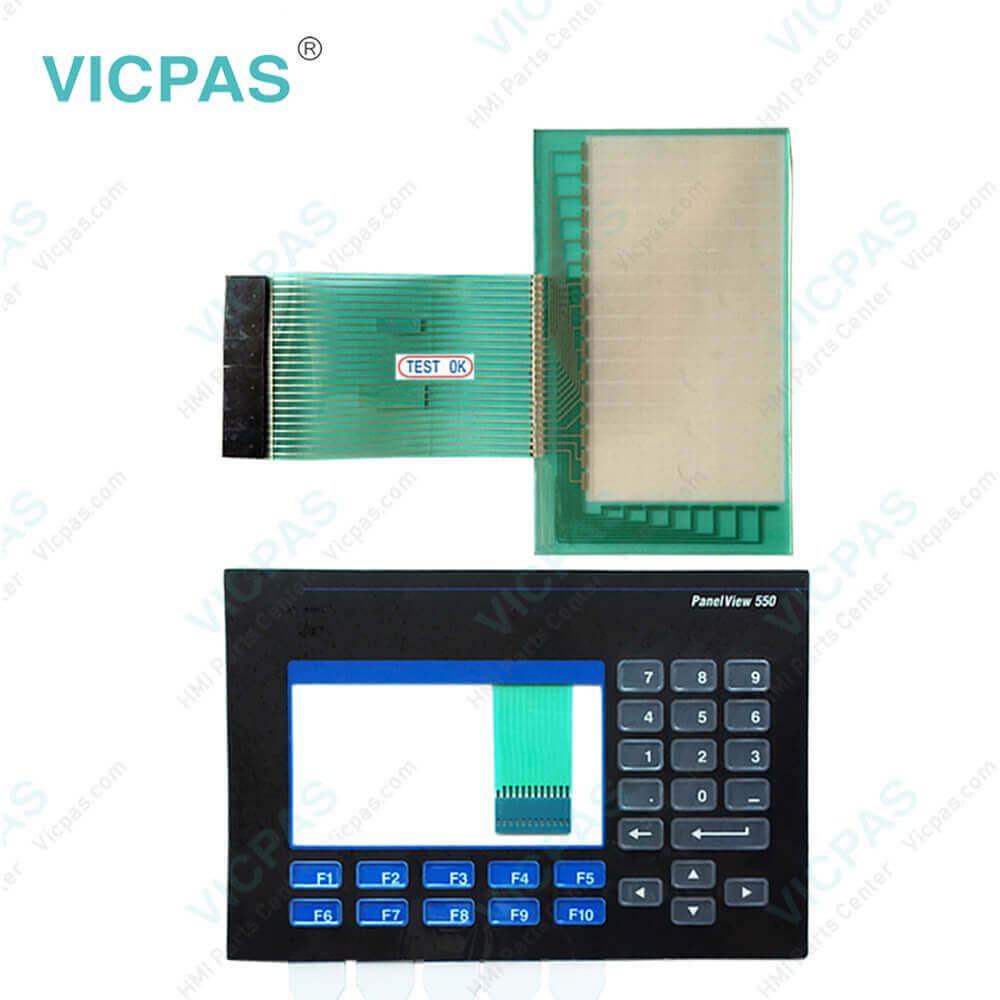 Touch Screen for Panelview 550 2711-B5A2 Membrane Keypad