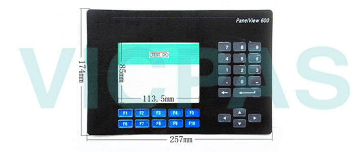 2711-K6C12 PanelView 600 Membrane Keypad Swtich Repair Replacement 2711-K6C12 PanelView 600 Membrane Keypad Swtich Repair Replacement